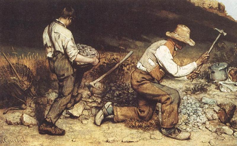 Gustave Courbet The Stonebreakers Sweden oil painting art